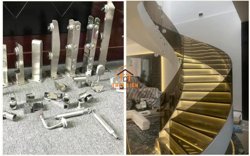 Phụ kiện cầu thang loại tốt sẽ giúp cho cầu thang có sự ổn định và an toàn trong quá trình sử dụng
