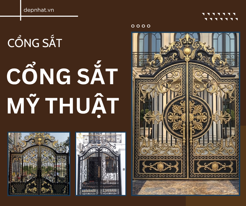 Cổng sắt mỹ thuật 