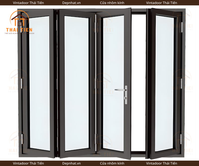 Cửa đi xếp trượt 4 cánh