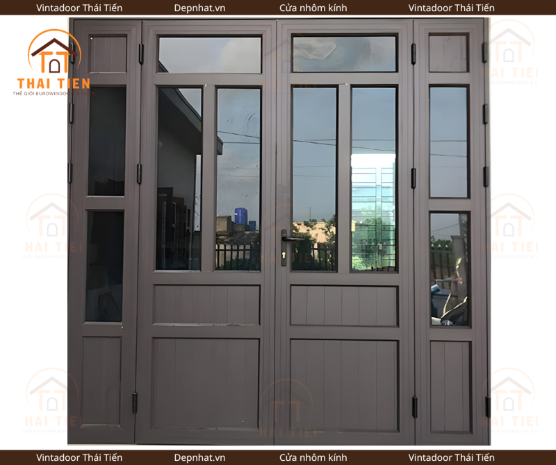 Cửa nhôm kính pano đặc