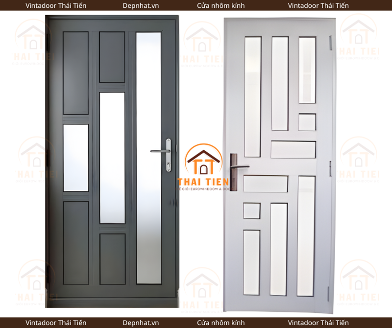 Cửa nhôm kính pano đặc