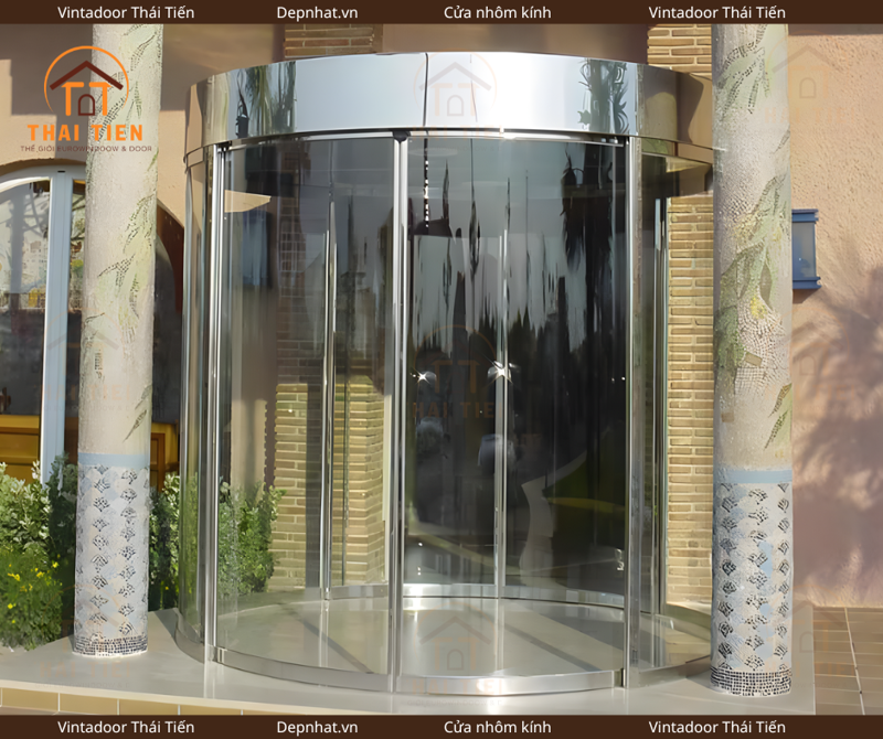 Cửa nhôm kính trượt tự động