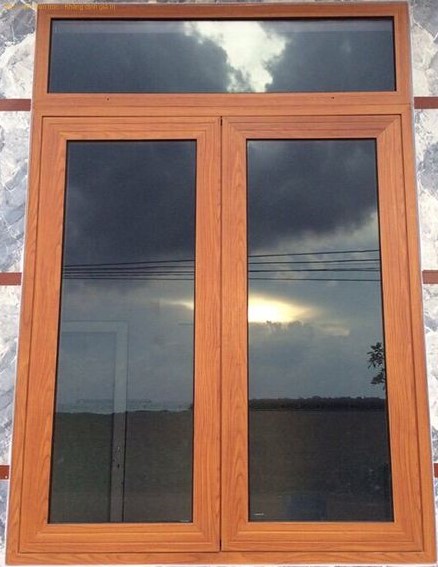 Cửa sổ nhôm giả gỗ