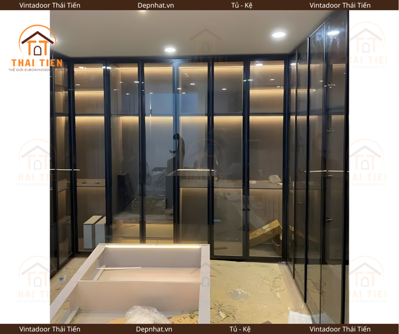 Tủ quần áo cánh kính cường lực