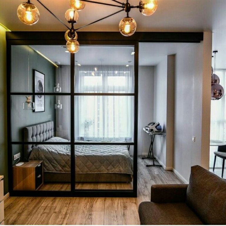 Vách kính phòng ngủ