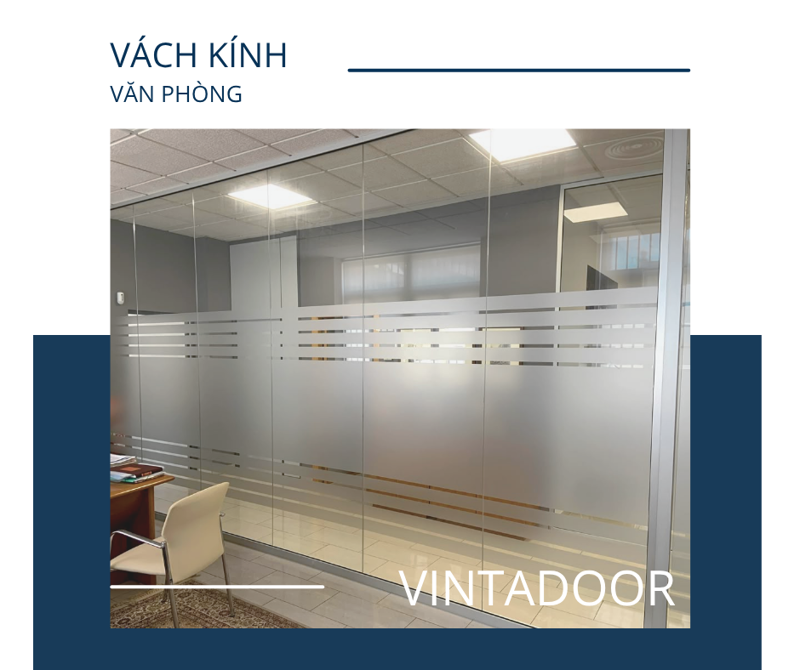 Vách kính văn phòng
