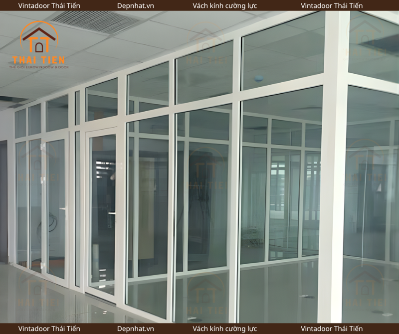 Vách nhôm kính
