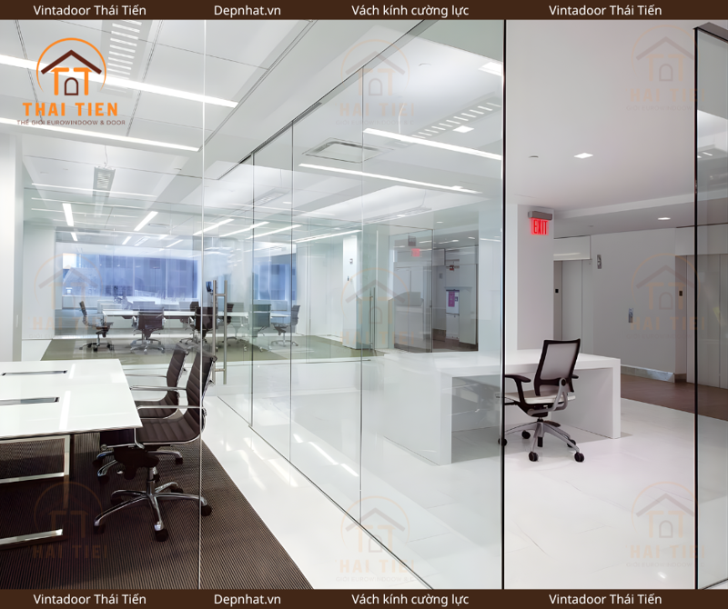 Vách nhôm kính