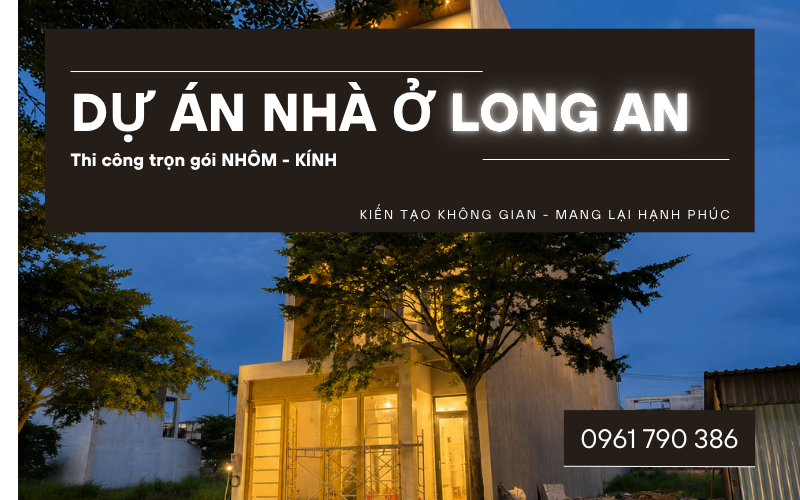 THI CÔNG TRỌN GÓI CỬA NHÔM KÍNH, CỬA SẮT CNC VÀ LAN CAN KÍNH TẠI LONG AN