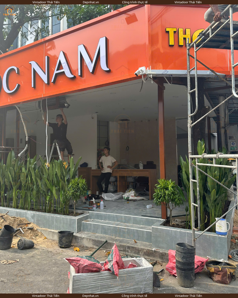THI CÔNG NHÔM KÍNH XINGFA NÂU CÀ PHÊ – BARBER SHOP THANH NIÊN 6, GÒ VẤP - Ảnh 8