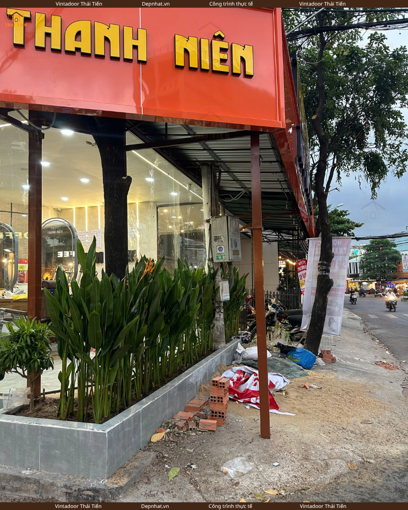 THI CÔNG NHÔM KÍNH XINGFA NÂU CÀ PHÊ – BARBER SHOP THANH NIÊN 6, GÒ VẤP - Ảnh 10