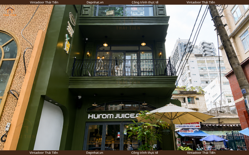THI CÔNG TRỌN GÓI NHÔM KÍNH & SẮT MỸ THUẬT HUROM JUICE CAFE - QUẬN 3 - Ảnh 3