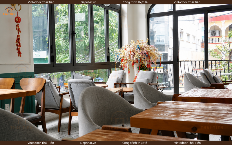 THI CÔNG TRỌN GÓI NHÔM KÍNH & SẮT MỸ THUẬT HUROM JUICE CAFE - QUẬN 3 - Ảnh 5
