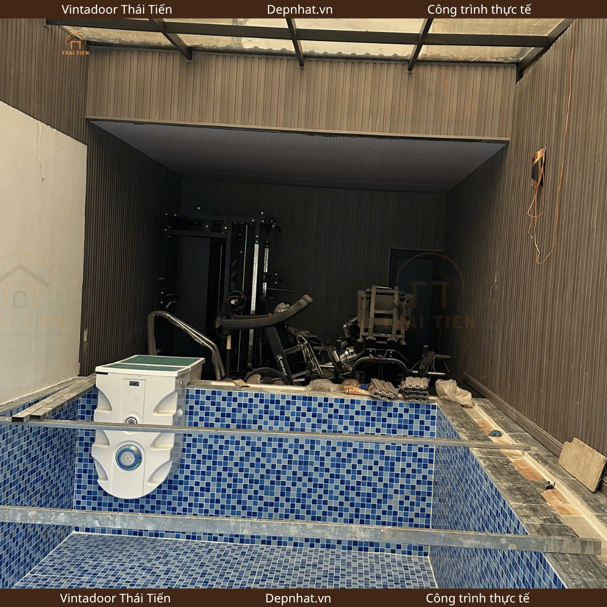 Thi công Vách kính cường lực hồ bơi & Cửa nhôm Xingfa Việt Nam tại Thạnh Xuân 13, Quận 12 - Ảnh 7