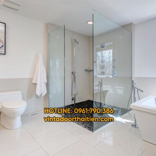 Vách kính nhà tắm mẫu mới nhất