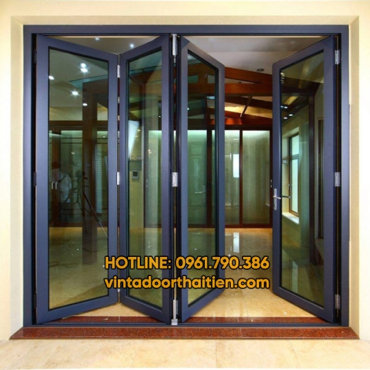 Cửa nhôm xingfa 4 cánh xếp trượt cửa sổ lùa cao cấp