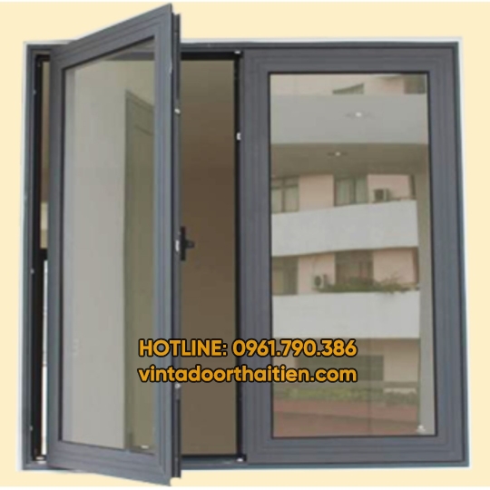 Cửa sổ nhôm xingfa kính cường lực