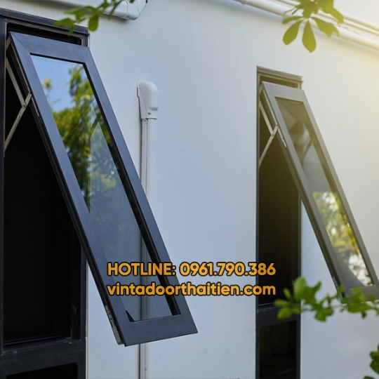 Cửa sổ mở hất nhôm Xingfa 