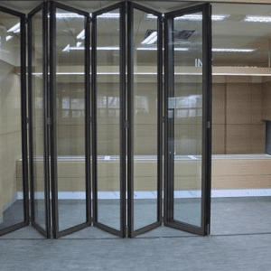 CỔNG XẾP NHÔM KÍNH HIỆN ĐẠI