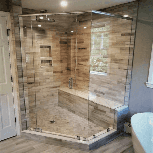 CABIN TẮM NHÔM KÍNH VUÔNG GÓC