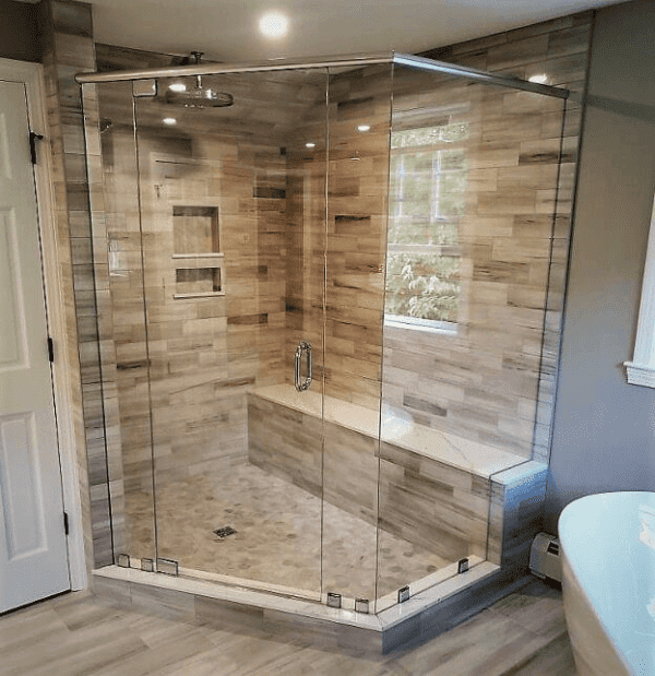 CABIN TẮM NHÔM KÍNH VUÔNG GÓC