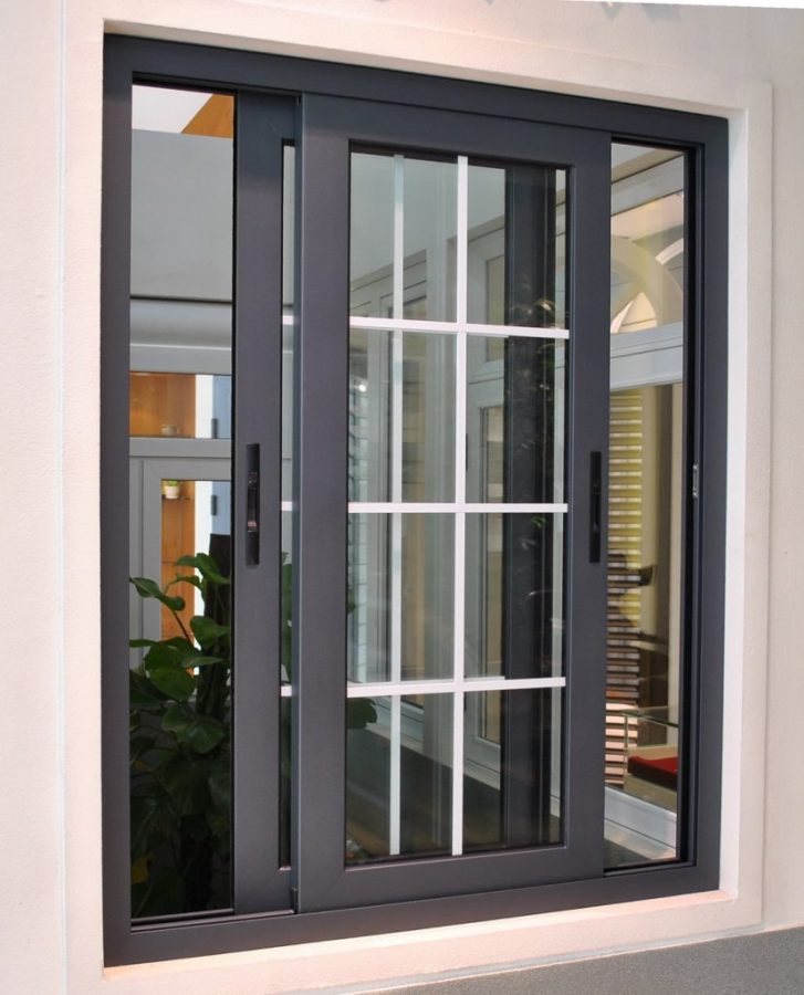 CỬA SỔ NHÔM KÍNH MỞ TRƯỢT 2 CÁNH