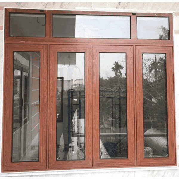 CỬA SỔ NHÔM KÍNH GIẢ GỖ - Ảnh 4