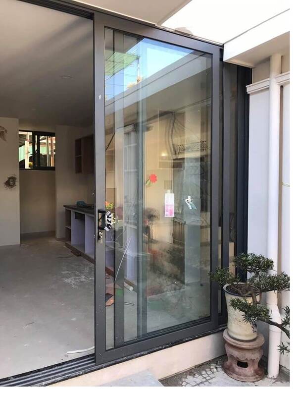 CỬA NHÔM KÍNH MỞ LÙA 2 CÁNH - Ảnh 3