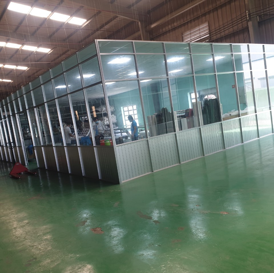 VÁCH NHÔM KÍNH NHÀ XƯỞNG - Ảnh 5