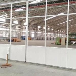 VÁCH NHÔM KÍNH NHÀ XƯỞNG