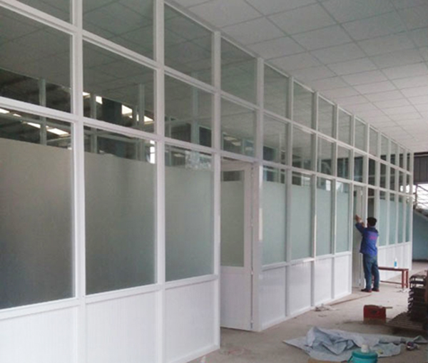 VÁCH NHÔM KÍNH NHÀ XƯỞNG - Ảnh 6